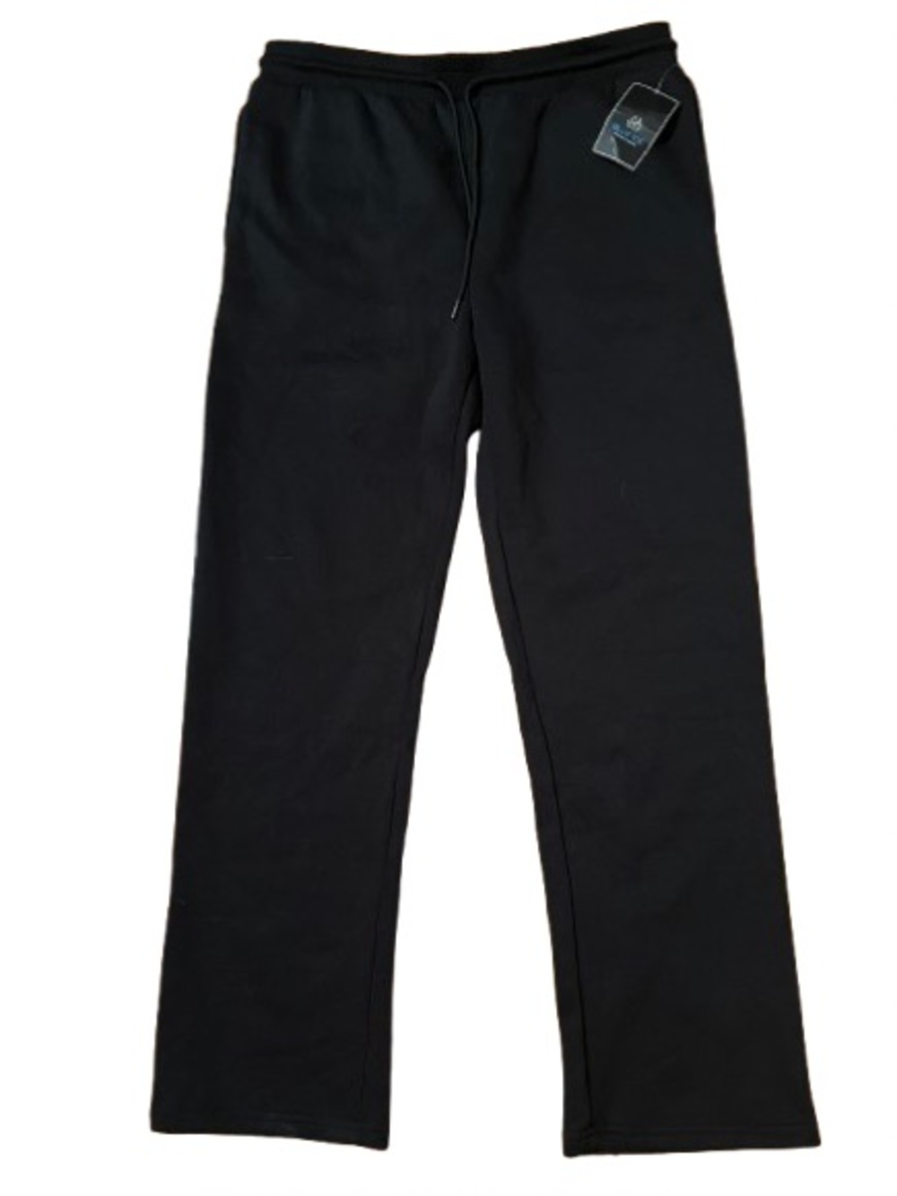 NWT Blue Ice Men's Black Drawstring Sweatpants Size 2XL